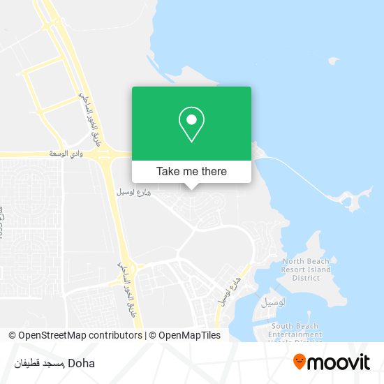 مسجد قطيفان map