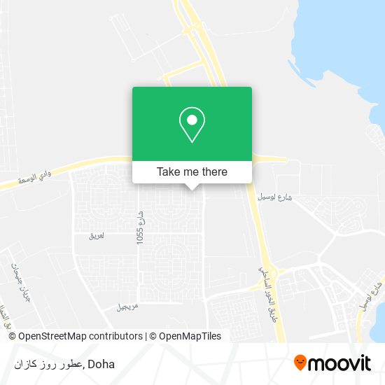 عطور روز كازان map