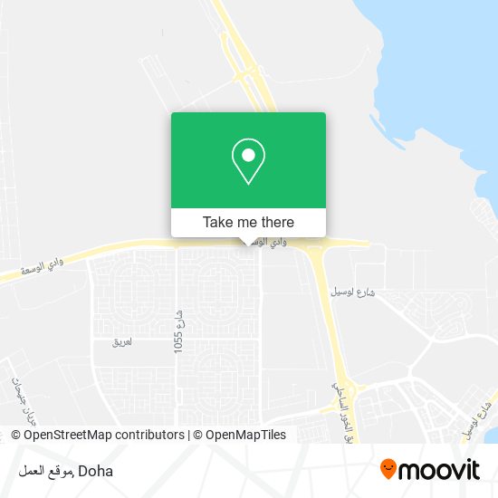 موقع العمل map