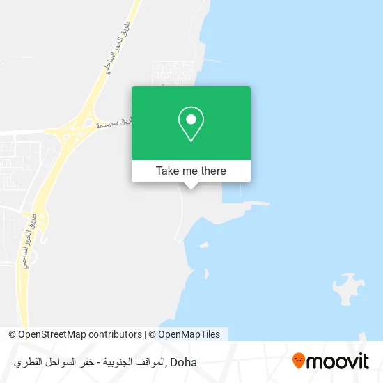 المواقف الجنوبية - خفر السواحل القطري map