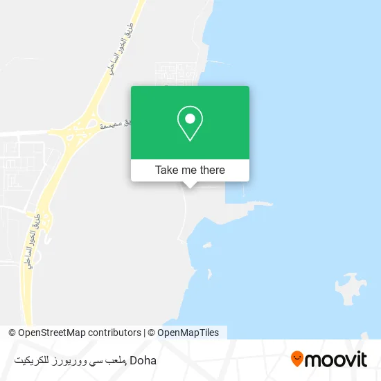 ملعب سي ووريورز للكريكيت map