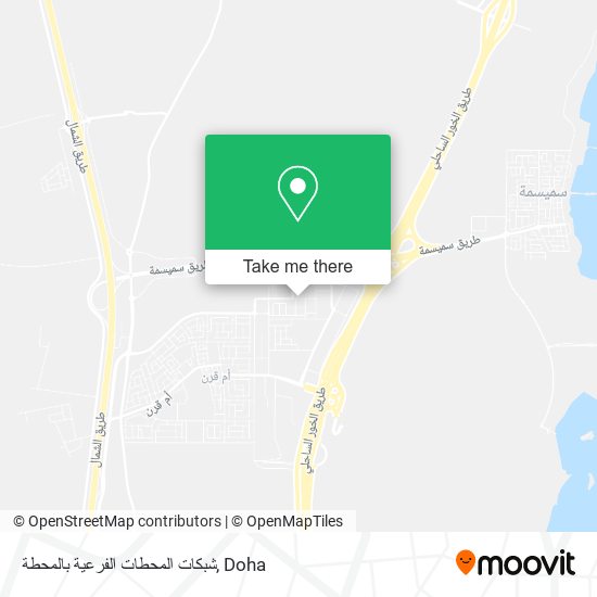 شبكات المحطات الفرعية بالمحطة map