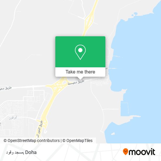 مسجد وقود map