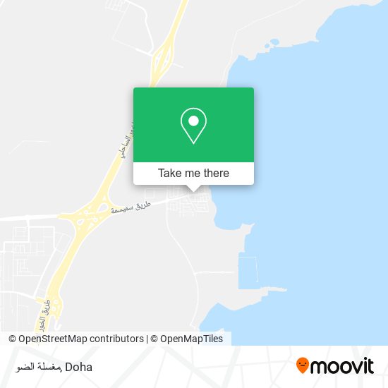 مغسلة الضو map