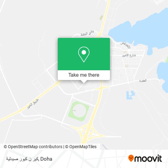 كير ن كيور صيدلية map