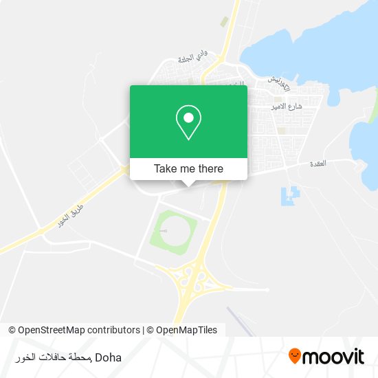 محطة حافلات الخور map
