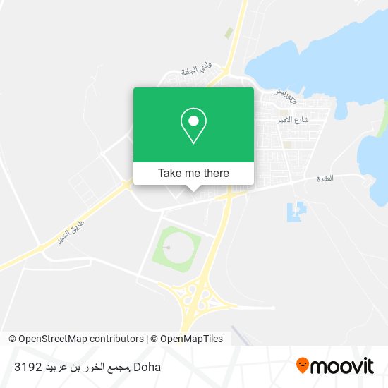 3192 مجمع الخور بن عربيد map