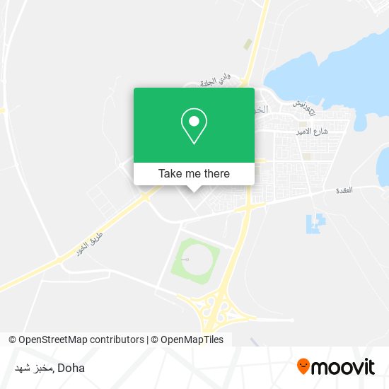 مخبز شهد map