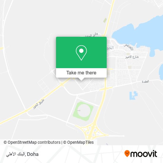 البنك الأهلي map