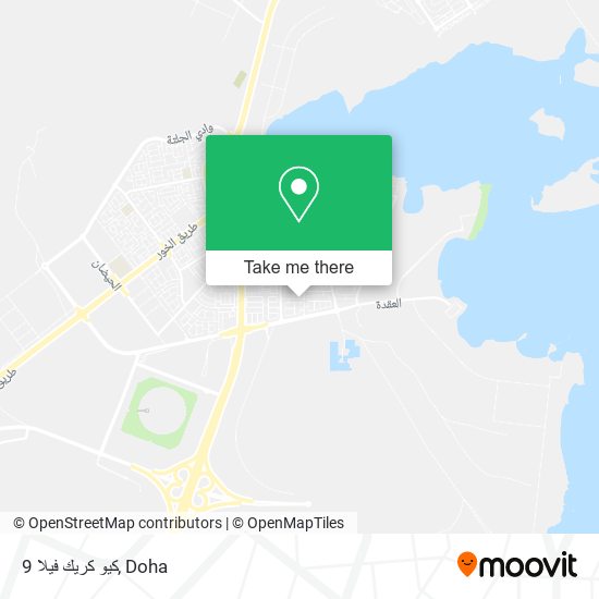 كيو كريك فيلا 9 map