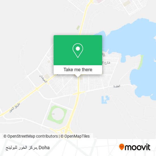 مركز الخور للبولينج map