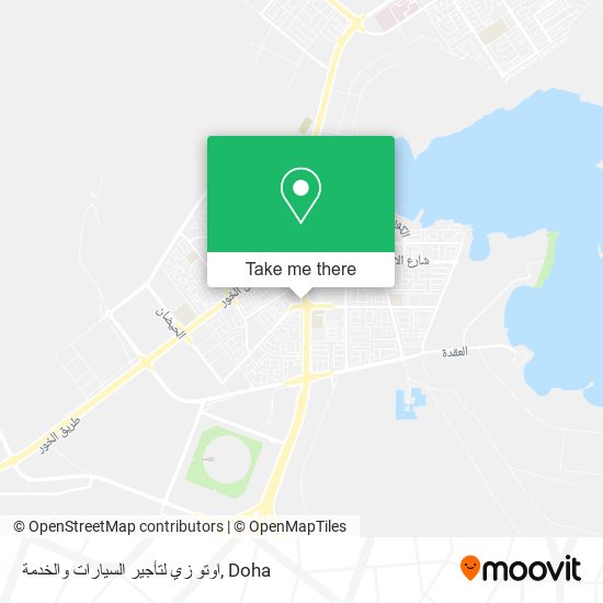 اوتو زي لتأجير السيارات والخدمة map