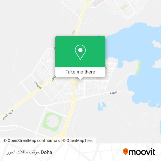 موقف حافلات الخور map