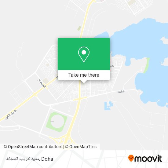 معهد تدريب الضباط map