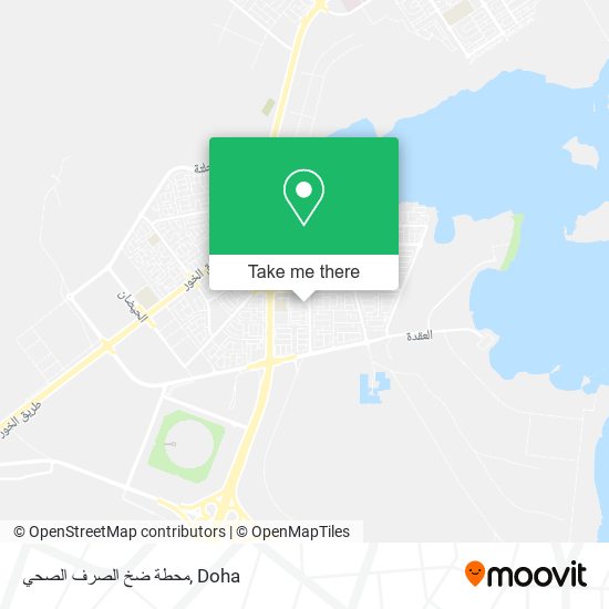 محطة ضخ الصرف الصحي map