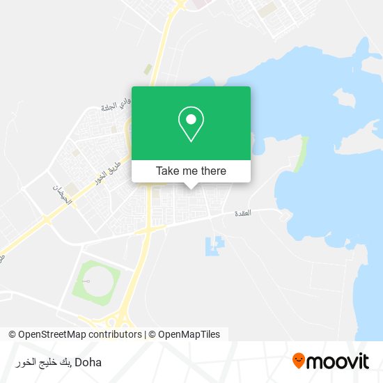 بك خليج الخور map