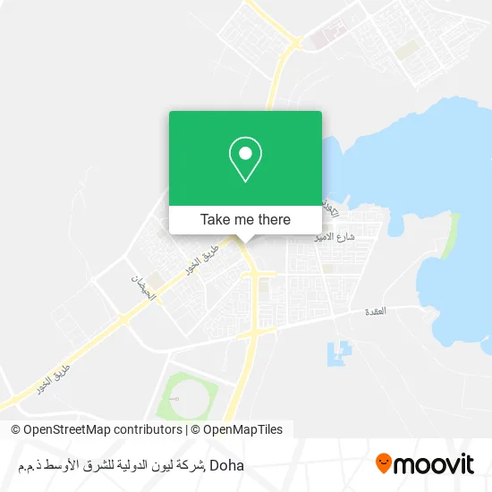 شركة ليون الدولية للشرق الأوسط ذ.م.م map