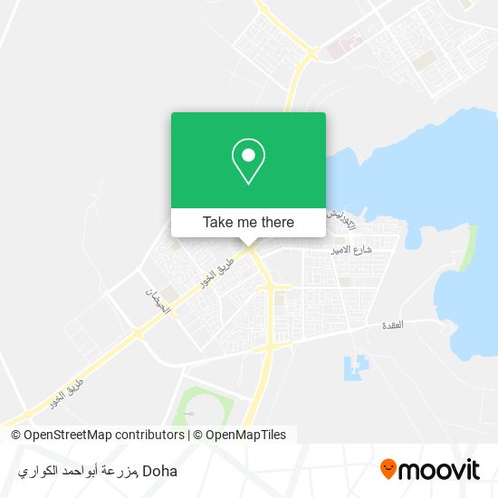 مزرعة أبواحمد الكواري map