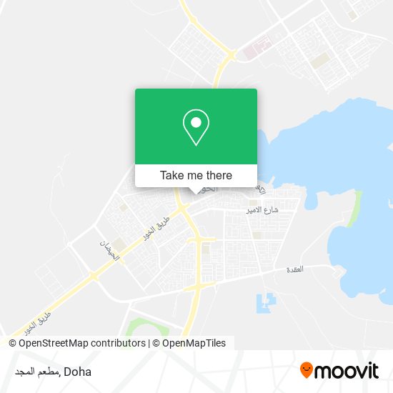 مطعم المجد map