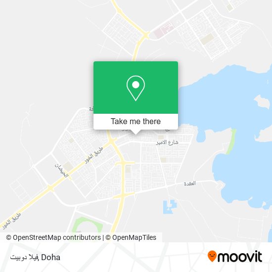 فيلا دوبيت map