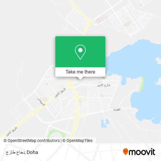 دجاج طازج map