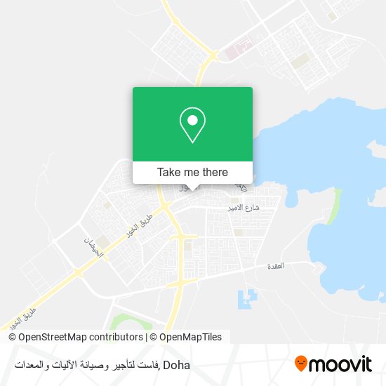 فاست لتأجير وصيانة الآليات والمعدات map