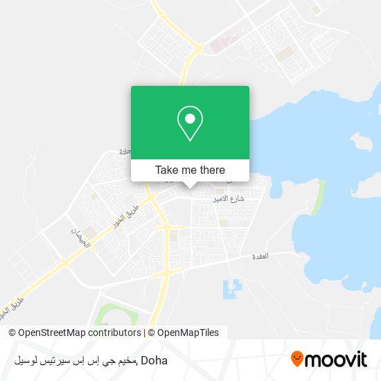 مخيم جي إس إس سيرتيس لوسيل map