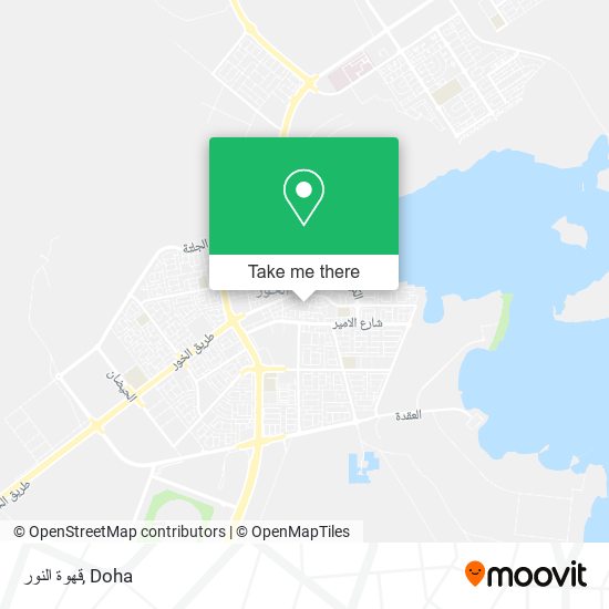 قهوة النور map