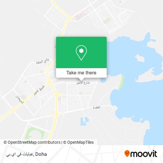 عبايات في اي بي map