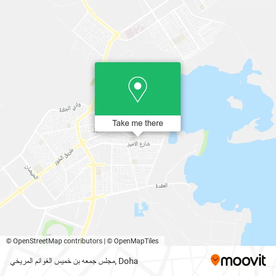 مجلس جمعه بن خميس الغوانم المريخي map