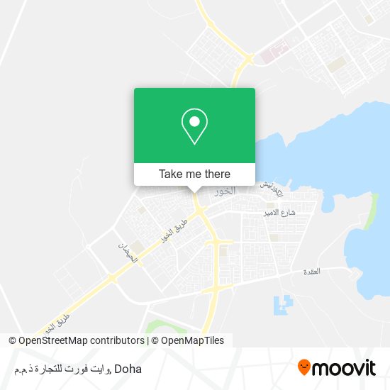 وايت فورت للتجارة ذ.م.م map