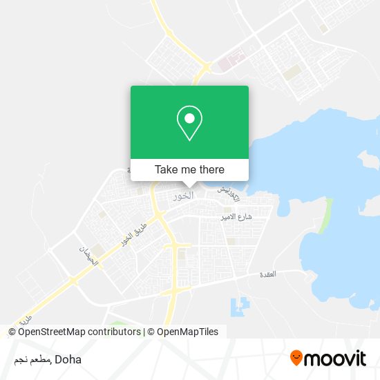 مطعم نجم map