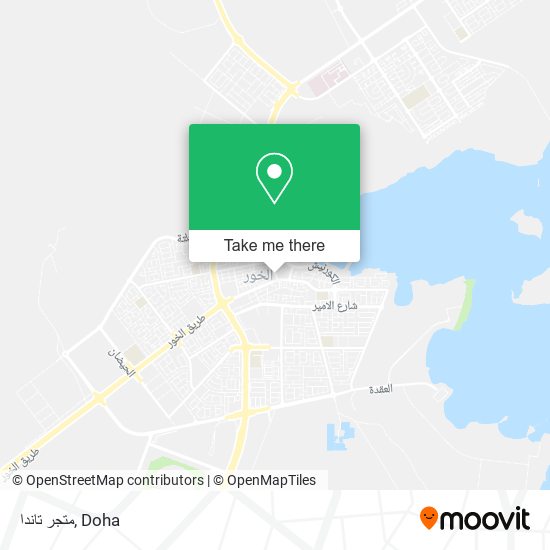 متجر تاندا map