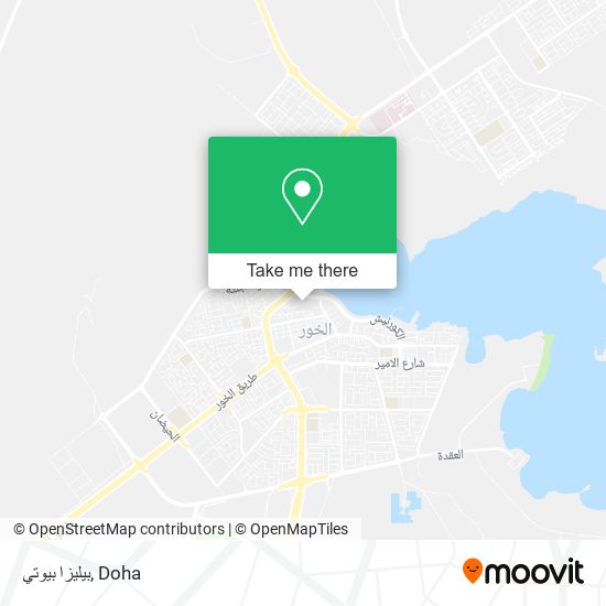 بيليزا بيوتي map