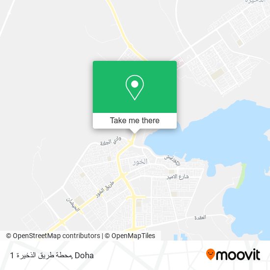 محطة طريق الذخيرة 1 map