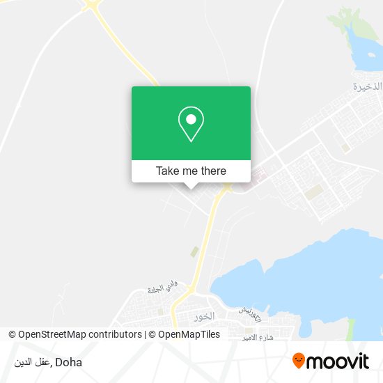 عقل الدين map