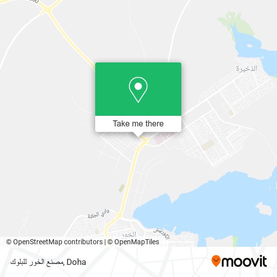 مصنع الخور للبلوك map