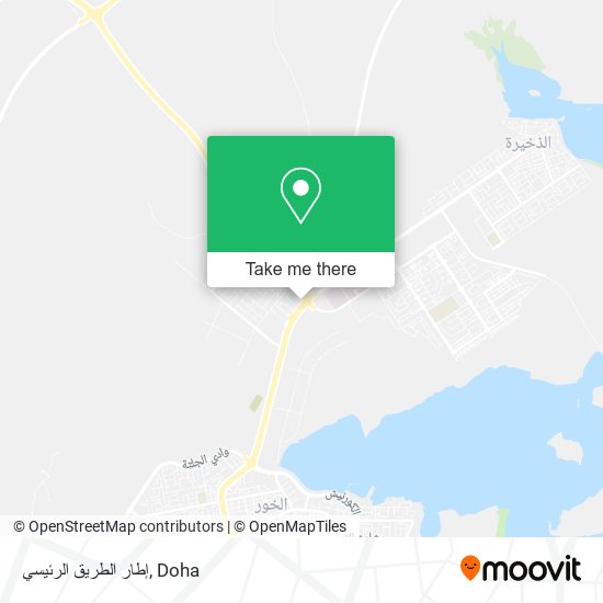 إطار الطريق الرئيسي map