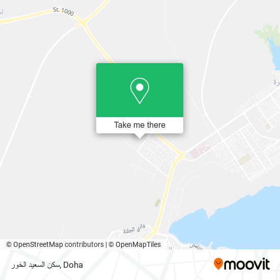 سكن السعيد الخور map