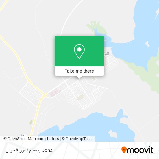 مجتمع الخور الجنوبي map