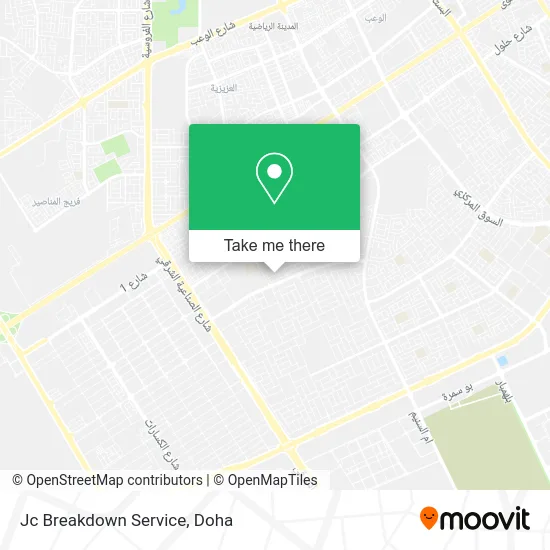 Jc Breakdown Service map