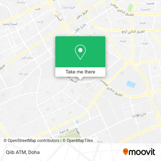 Qiib ATM map