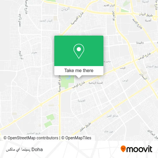 سينما اي ماكس map