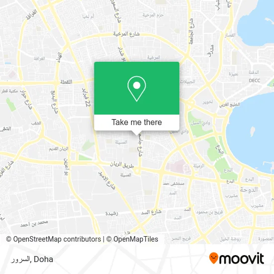 السرور map