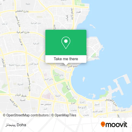 بينيجانز map