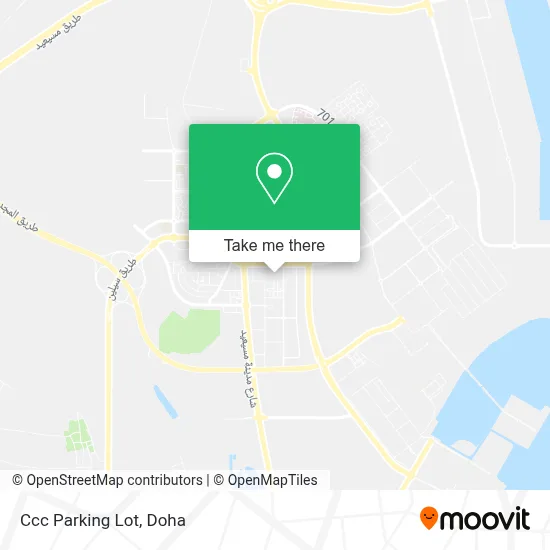 Ccc Parking Lot map