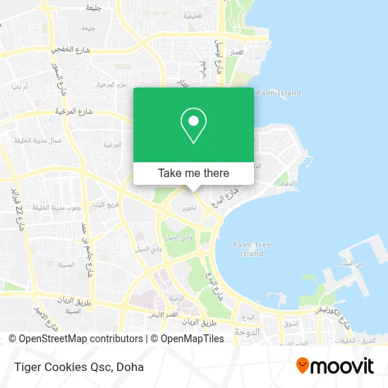 Tiger Cookies Qsc map
