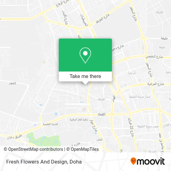 Fresh Flowers And Design map