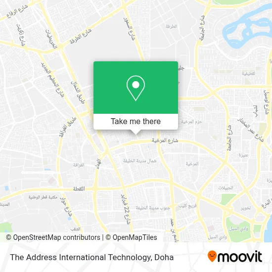 The Address International Technology map