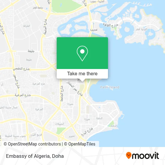 Embassy of Algeria map